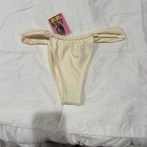 Strawberry Milk Mob Cream Bikini Bottom